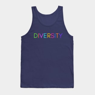 Diversity Tee Shirt Bright, Dark or Light Tank Top